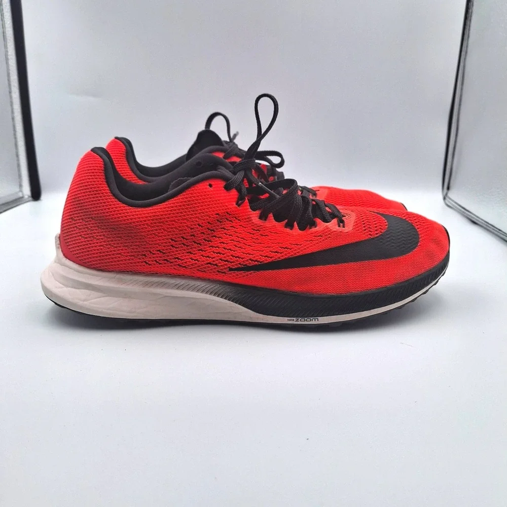 Nike Air Zoom Pegasus 35 Mens 10 Bright Crimson Black Running Shoes 942851-601